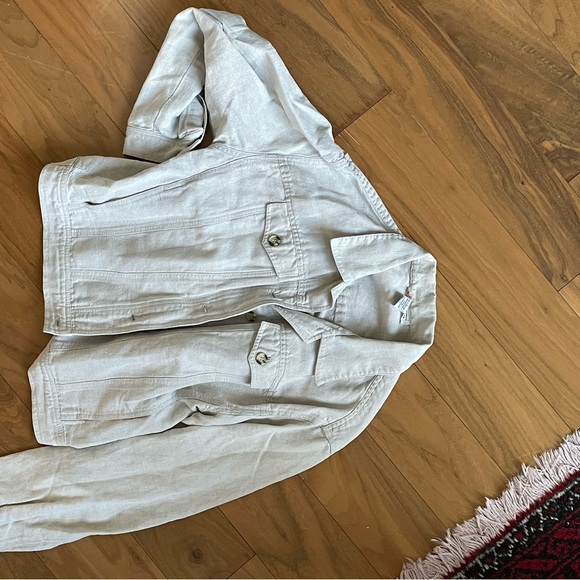 Beige Linen Jacket - Picture 4 of 4